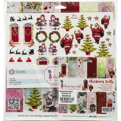 Dress My Craft® Christmas Bells Collection Kit