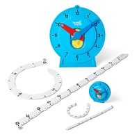 hand2mind® Advanced NumberLine Clock™ Class Set