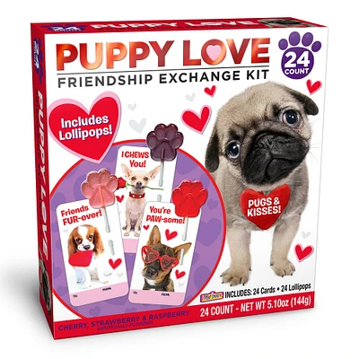 Treat Street® Puppy Love Friendship Exchange Valentine's Day Lollipop Kit