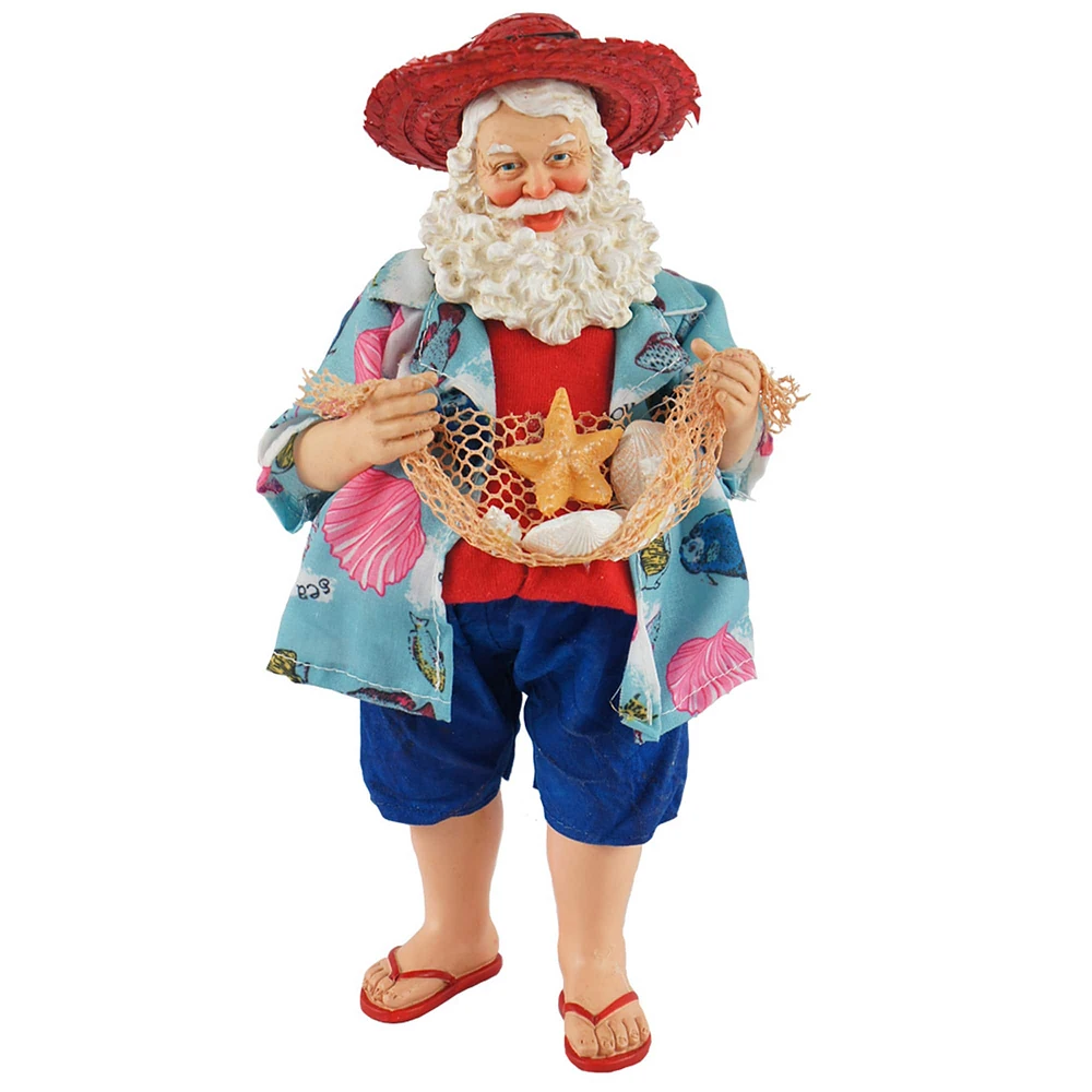 Santa's Workshop 10" Beach Party Santa Figurine