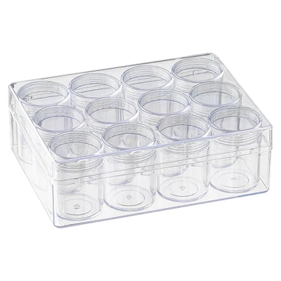 12 Jar Bead Organizer by Bead Landing™