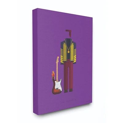 Stupell Industries Jimi Hendrix Fashion Design Canvas Wall Art