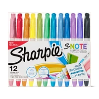 Sharpie® S-Note™ 12 Color Chisel Tip Marker Set