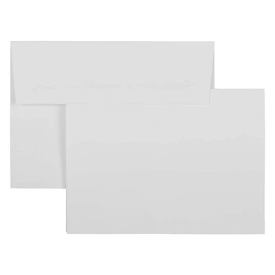 JAM Paper A7 White Foldover Greeting Cards & Envelopes, 25ct.