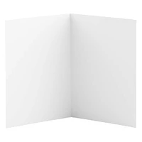 JAM Paper A2 White Blank Foldover Cards with Panel, 100ct.