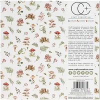 Craft Consortium Woodland Double-Sided Paper Pad, 6" x 6"
