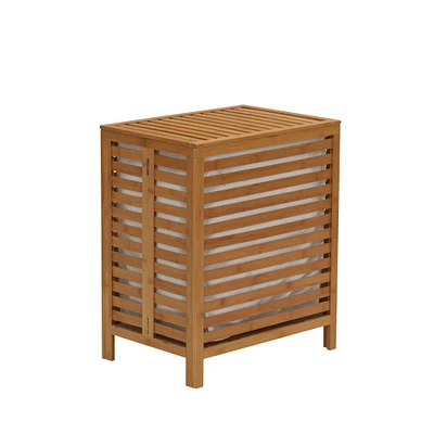 Household Essentials Bamboo Laundry Hamper