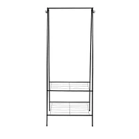 Organize It All Garment Rack with 2 Tier Shelving