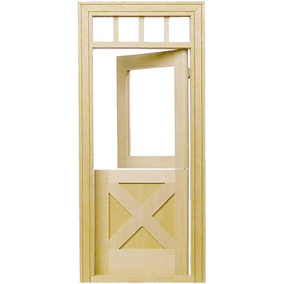 Houseworks® Crossbuck Dutch Door with Window