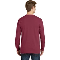Port & Company® Beach Wash® Garment-Dyed Long Sleeve Pocket T-Shirt