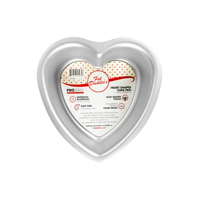 6 Pack: Fat Daddio's® ProSeries 6" x 2" Heart Cake Pan