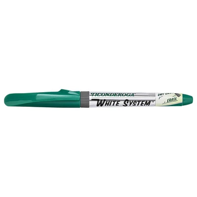 Ticonderoga® White System™ Fine Tip Dry Erase Markers, Green, 12ct.