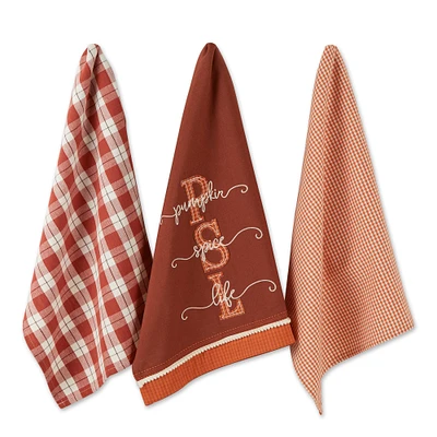 DII® Pumpkin Spice Life Dishtowel Set