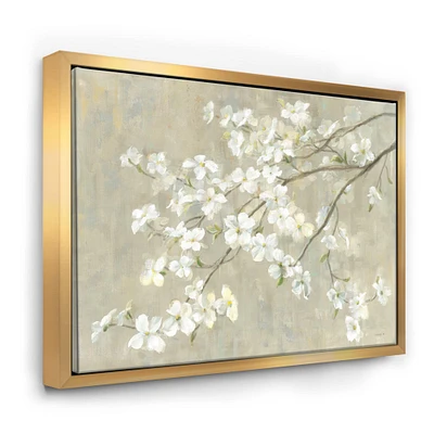 Designart - Dogwood in Spring Neutral