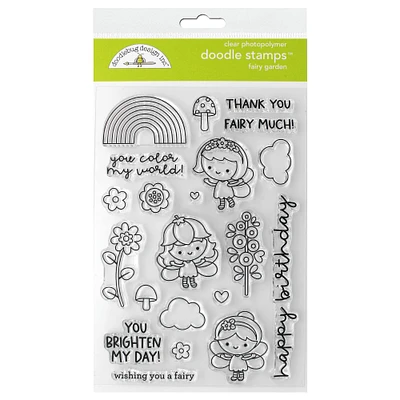 Doodlebug Design Inc.® Collection Fairy Garden Doodle Stamps