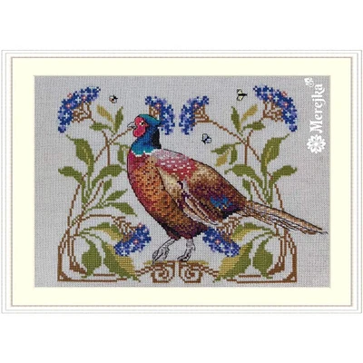 Merejka The Pheasant Counted Cross Stitch Kit