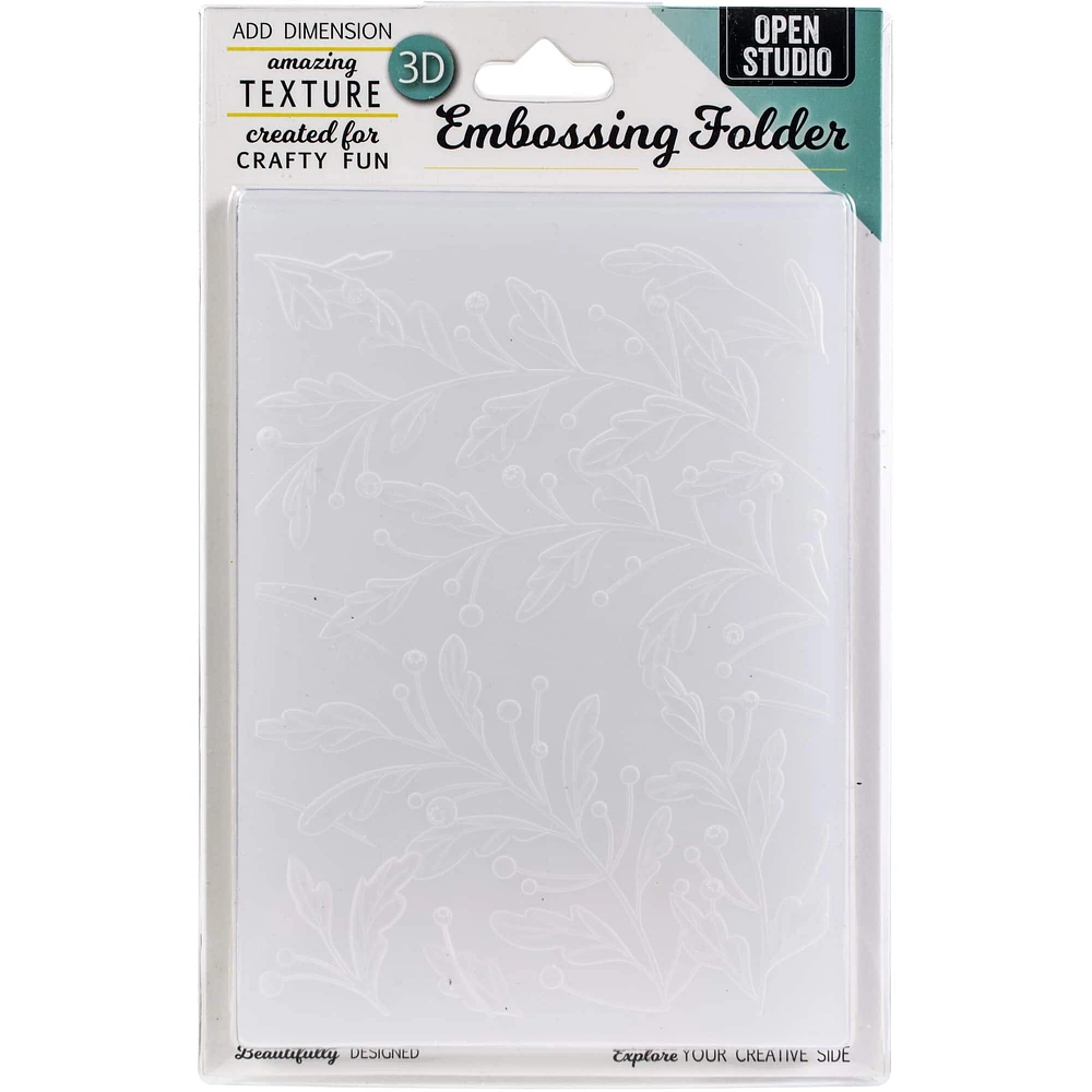 Memory Box Gracious Leaves 3D Embossing Folder