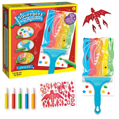 Creativity for Kids® Dragon Squeegeez Magic Reveal Art