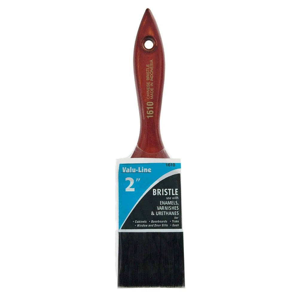 24 Pack: Linzer Black Bristle Varnish & Chip Brush