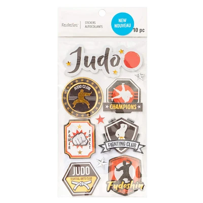 12 Pack: Judo Dimensional Stickers by Recollections™
