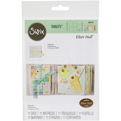 Sizzix® Thinlits™ Card Waterfall & Tags Die Set By Eileen Hull®