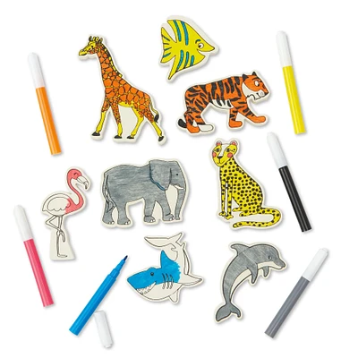 Animal Color Your Way Wood Play Kit by Creatology™