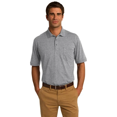 Port & Company® Core Blend Jersey Knit Adult Pocket Polo