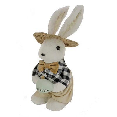 12" Bowtie Bunny with Egg