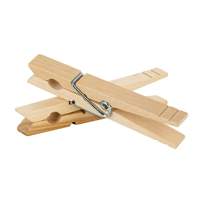 Woolite® Extra Large Wooden Clothespins, 100ct.