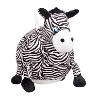 Hedstrom 18" Zebra Plush Hopper Ball With Pump