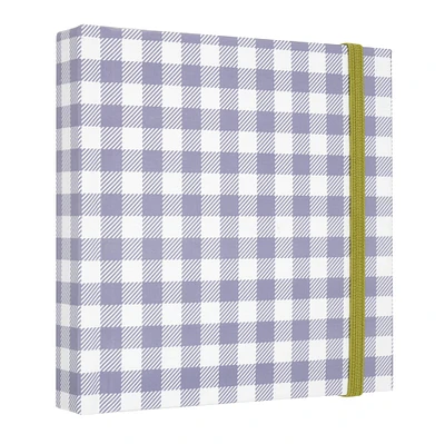 Purple Gingham Sketchbook by Artist's Loft™, 4" x 4"