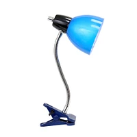 LimeLights 15" Blue Adjustable Clip Lamp Light 