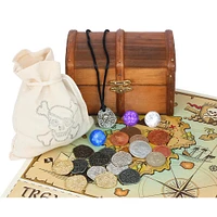 Kid's Treasure Chest with Replica Pirate Treasure