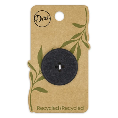 Dritz® 30mm Recycled Cotton Round Stitch Button, 3ct.