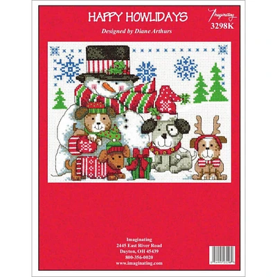 Imaginating Happy Howlidays Counted Cross Stitch Kit