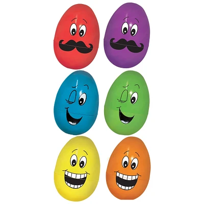 Large Funny Face Easter Eggs, 30ct.