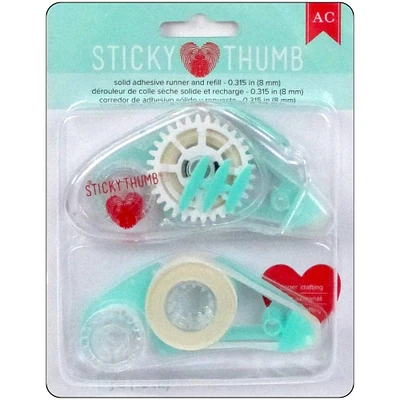 American Crafts™ Sticky Thumb® Tape Runner & Refill Adhesive