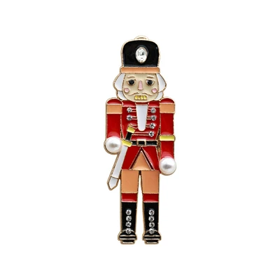 Nutcracker Enamel Brooch by Celebrate It™