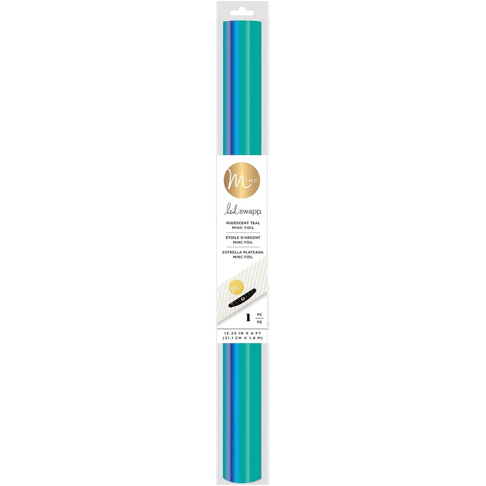 Heidi Swapp® Minc® 6ft. Iridescent Teal Reactive Foil Roll