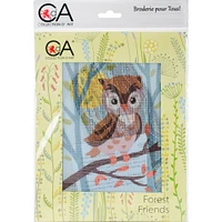 Collection D'Art Owlet II Stamped Needlepoint Kit