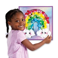 6 Pack: Creativity for Kids® Rainbow Sticky Wall Art Kit