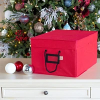 Santa's Bag 72ct. 4" Christmas Ornament Storage Box with Drawers