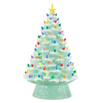 18" Seafoam Nostalgic Christmas Tree