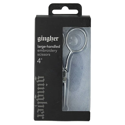 Gingher® 4" Large Handle Embroidery Scissors