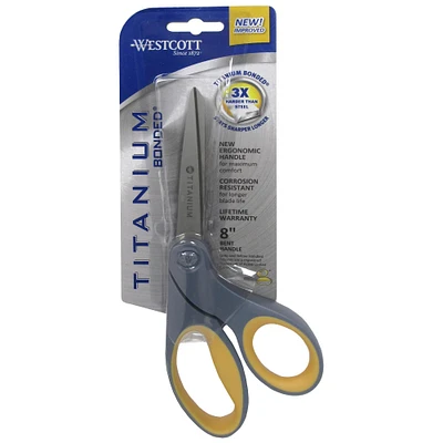 Westcott® 8" Bent Titanium Scissors