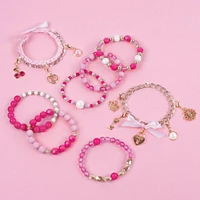 12 Pack: Juicy Couture Make it Real™ Perfectly Pink Bracelet Kit