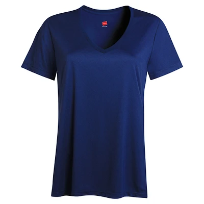 Hanes Sport CoolDri V-Neck Ladies T-Shirt