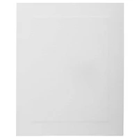 JAM Paper A2 White Blank Foldover Cards with Panel, 100ct.