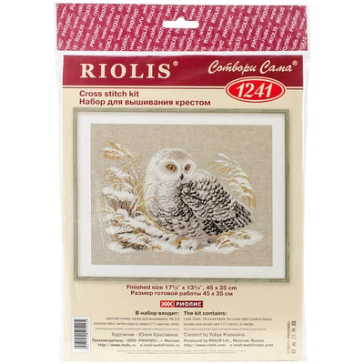 RIOLIS® White Owl Counted Cross Stitch Kit
