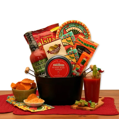 A Bloody Mary Mixer Gift Basket